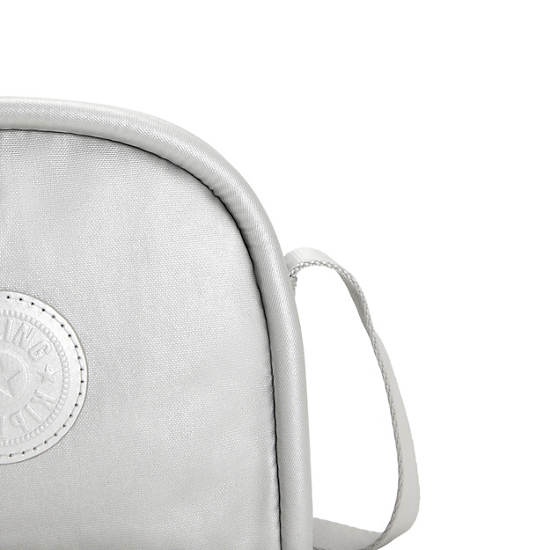 Kipling Jesper Metallic Crossbody Väska Silver | SE 2032ZU